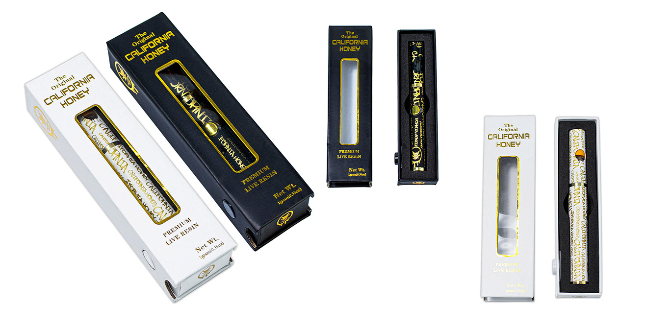 Newest Full Glass California Honey Disposable Vape Pen with Package box