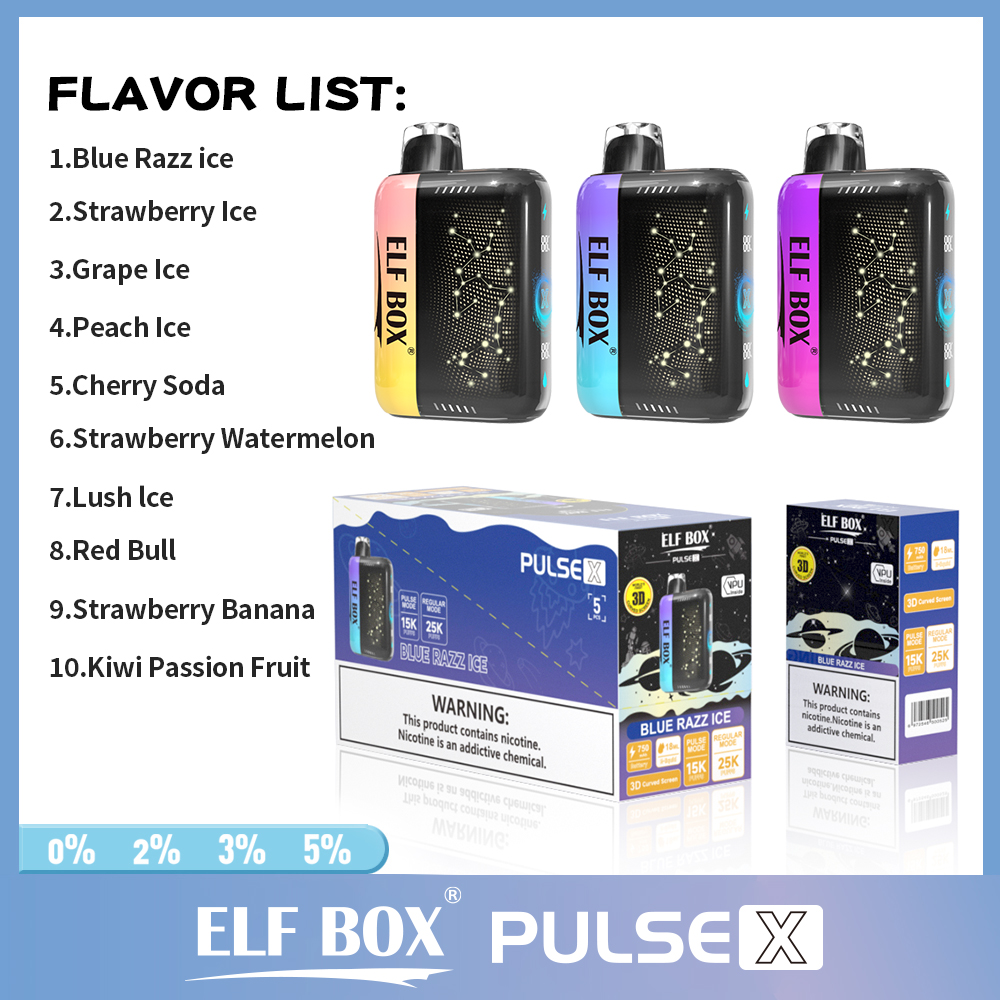 ELF BOX PULSE X Vapes With Low Nicotine