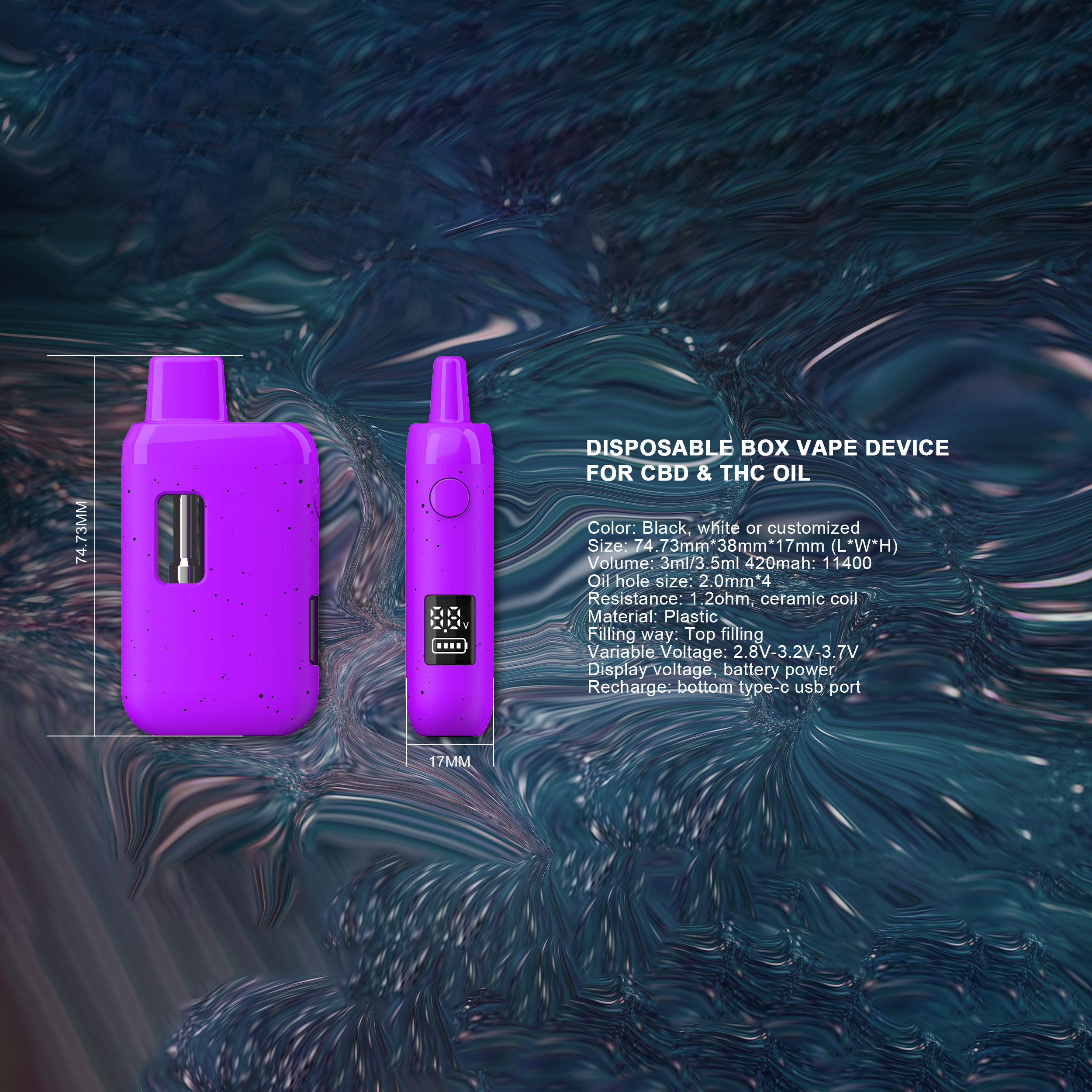 VIV(225) Best Vape Flavours Disposable