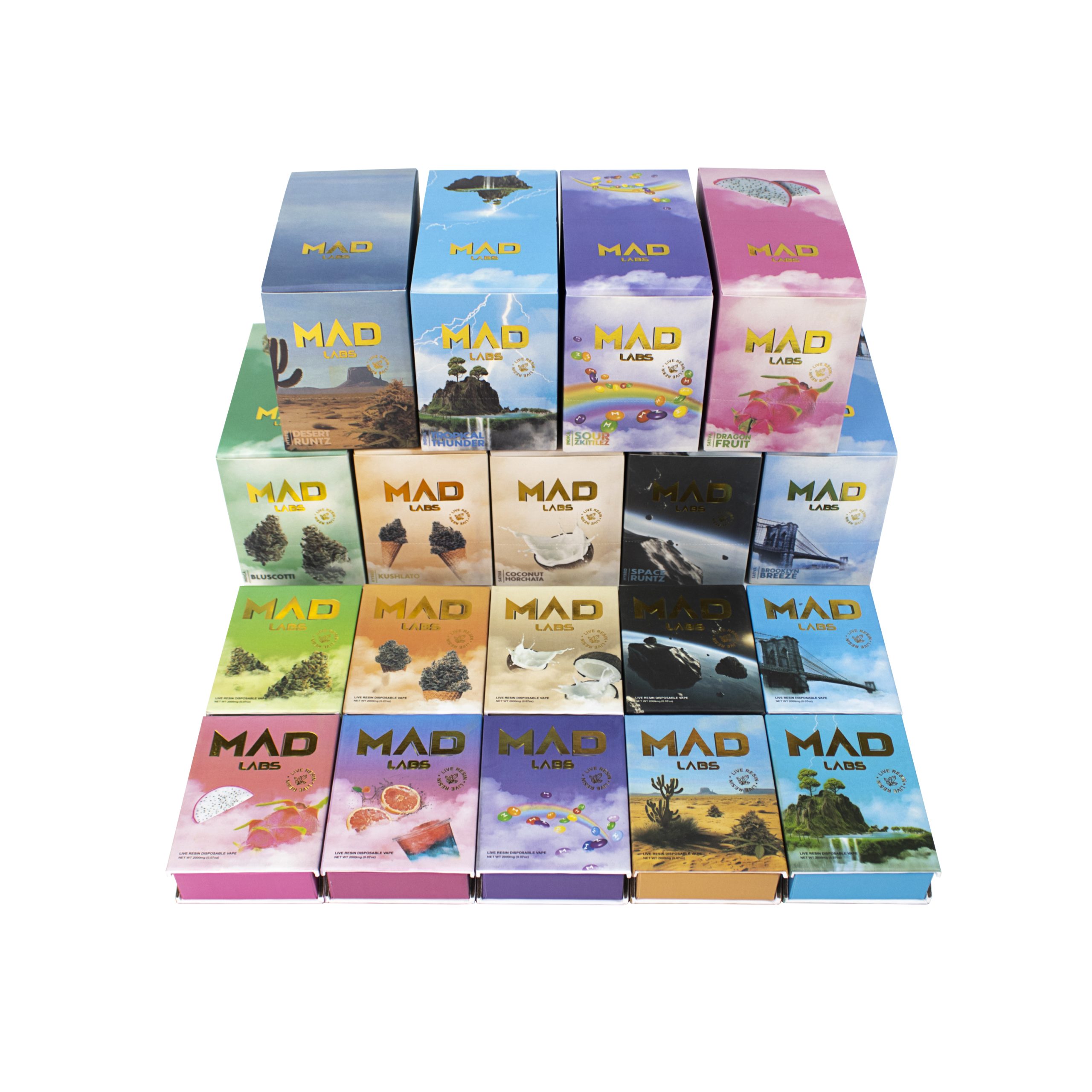 MAD 2ml 10 Flavors Top Disposable Vapes (40)