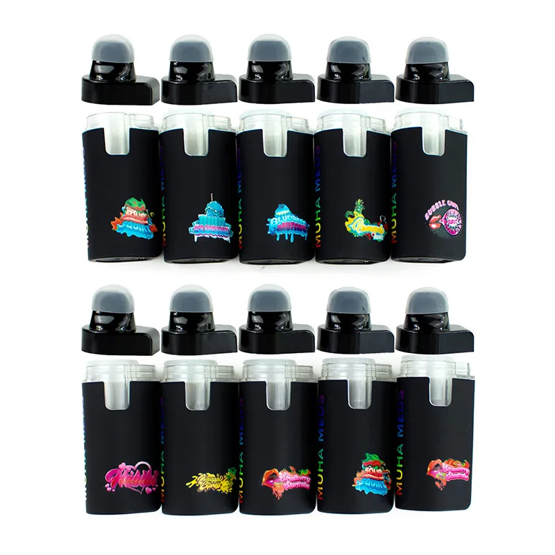 Update Newest Dual Chambers Muha Meds 2g Disposable Empty with Light Up