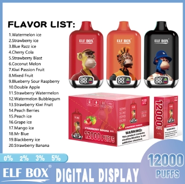 ELF BOX Digital 12000 Low Nicotine Vape