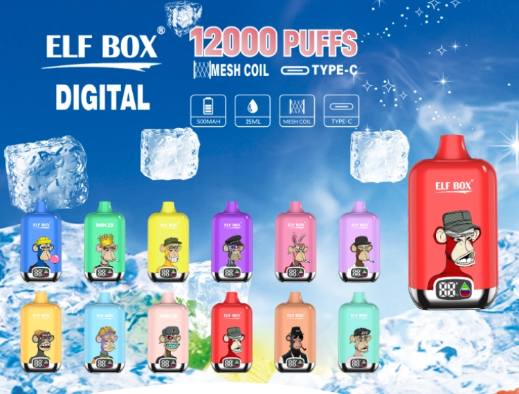 ELF BOX Digital 12000 Low Nicotine Vape